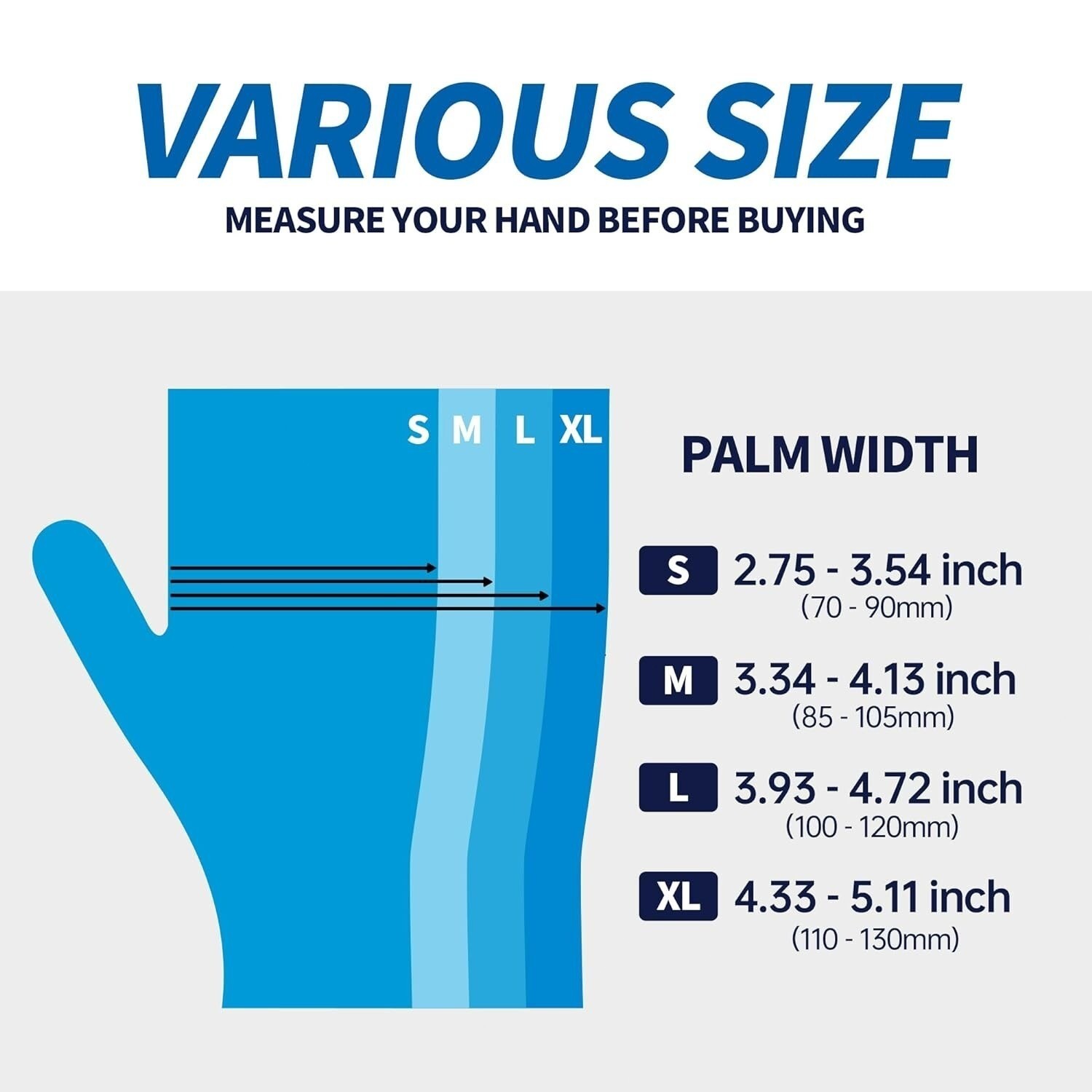 Disposable Blue PVC Gloves – Food Safe Latex & Powder Free All-Purpose Pack