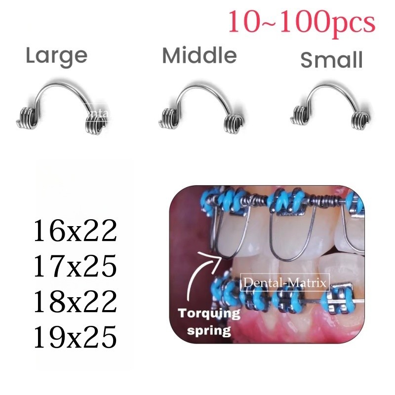 Dental Orthodontic Torquing Torque Spring Rectangular Wire Single Anterior Teeth