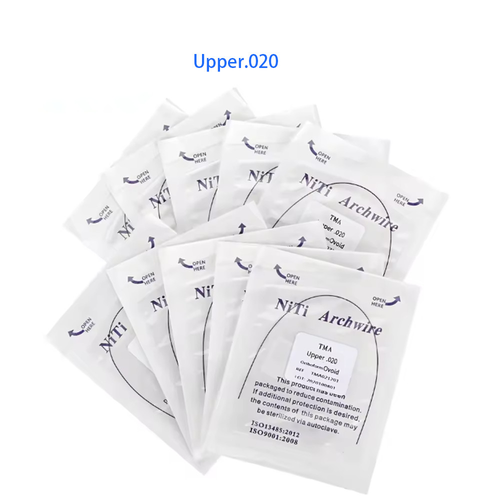 10pc Dental Orthodontic TMA Beta Ti-Mo Alloy Round Arch Wires Ovoid 1pc/pack