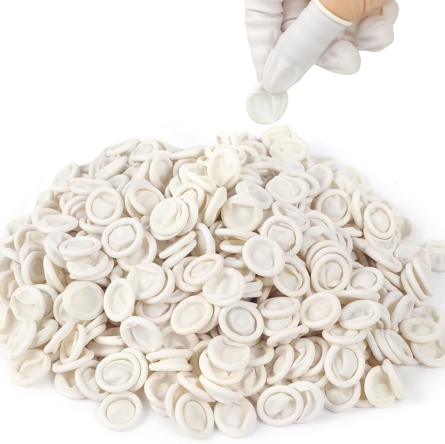 480PCS Disposable Finger Cots Thumb Protectors Anti Static Gloves Repair Work