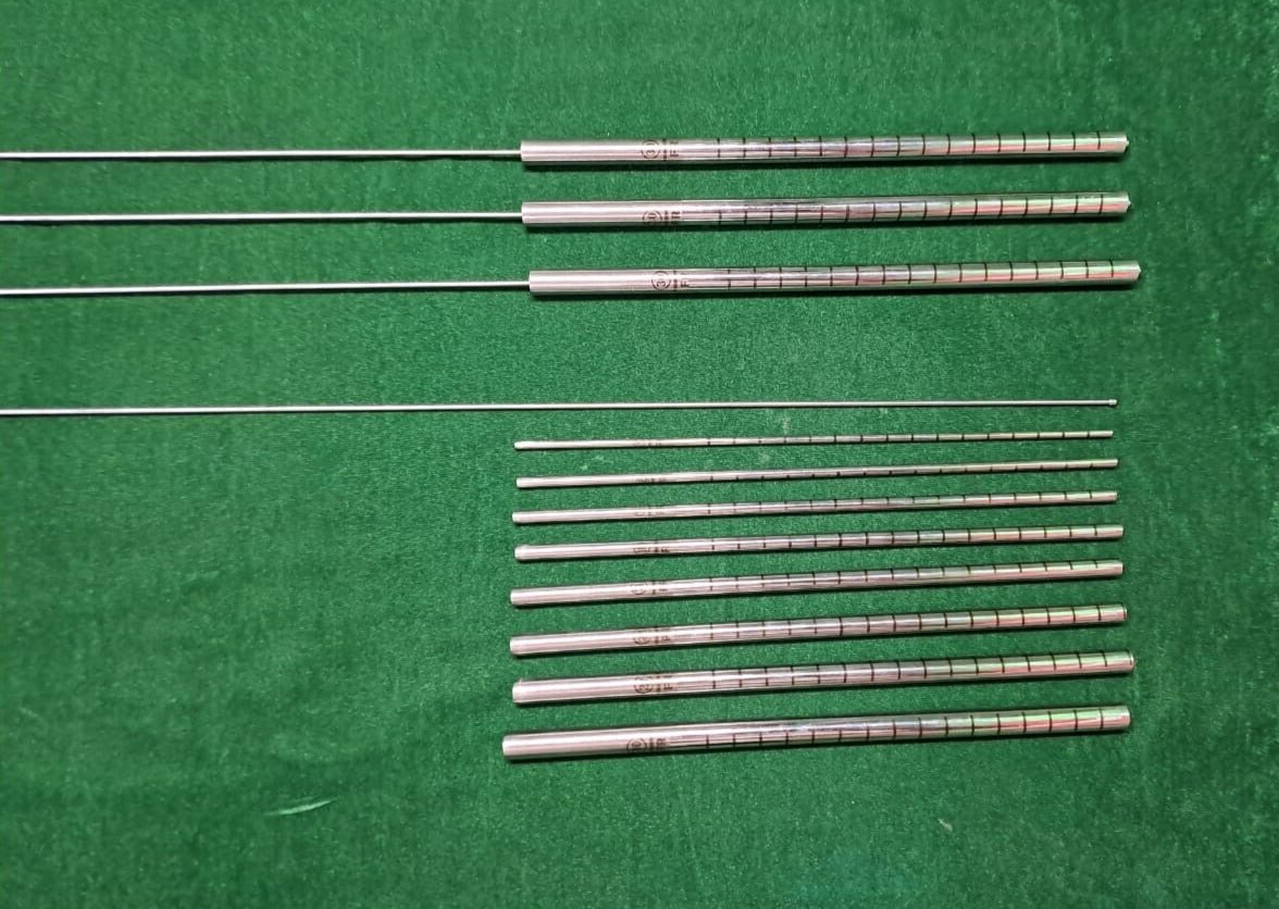 4 Set Laparoscopic PCNL/Alkine Telescopic Metal Dilator Set Reusable Instruments