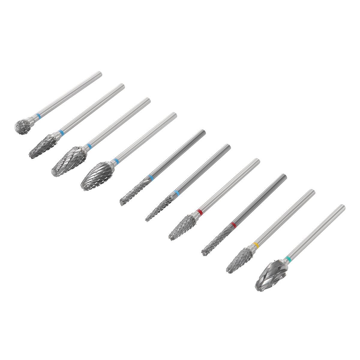 AZDENT Dental Lab HP 2.35mm Carbide Drills Polishing Kit Grinding Polishers Bur