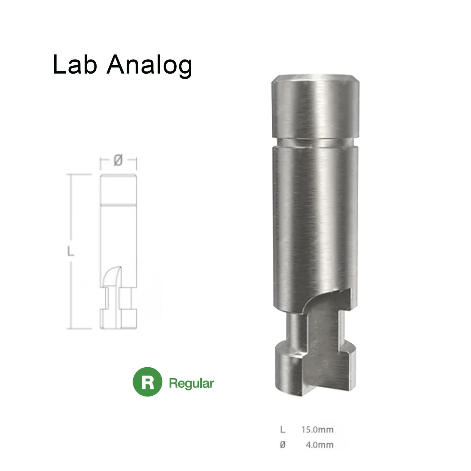 US DIO UFII Regular Impression Coping Transfer Straight Locator Healing Abutment