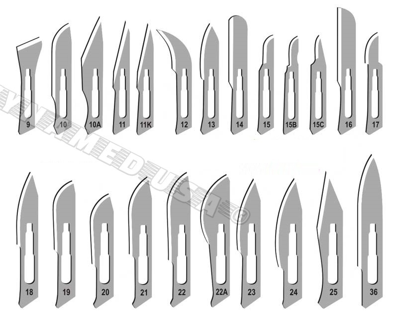 SET OF 200 STERILE SURGICAL BLADE #10 #11 #15 #15C #20 #21 #22 #23+ 2 HANDLE