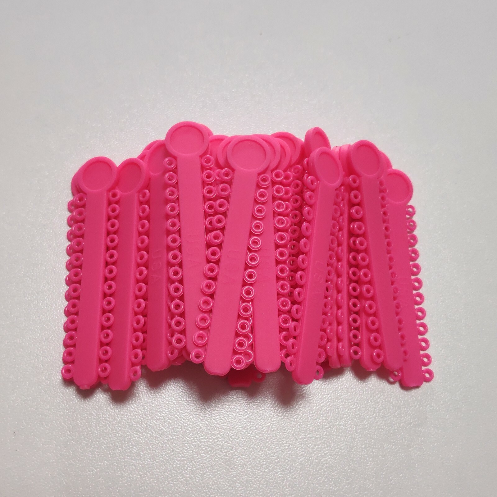 1Pack/1008pcs Dental Ligature Ties Orthodontic Elastic Rubber Bands 38 Colors
