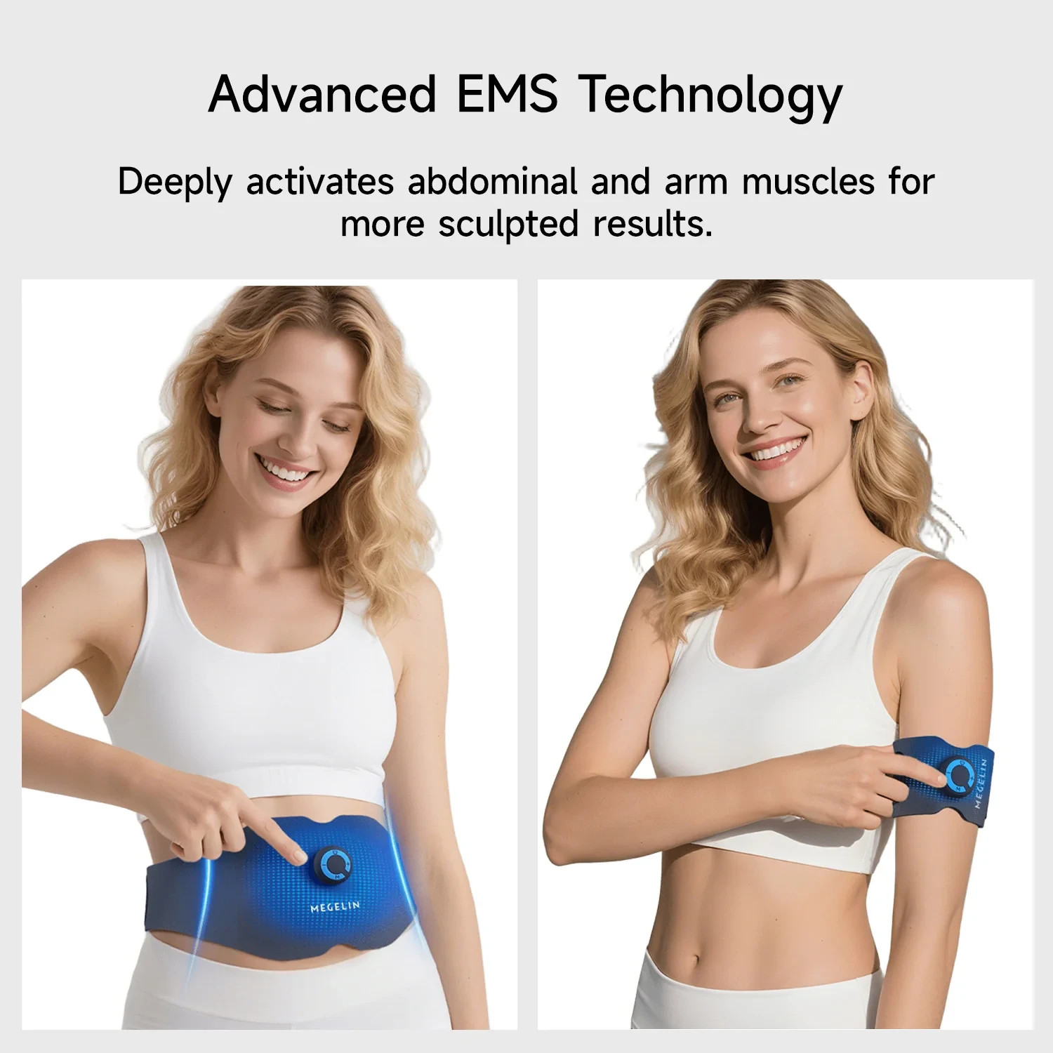 MEGELIN EMS ABDOMEN TONING BELT STRENGTHENS CONTOURS PAIN RELIEF FDA CLEARED