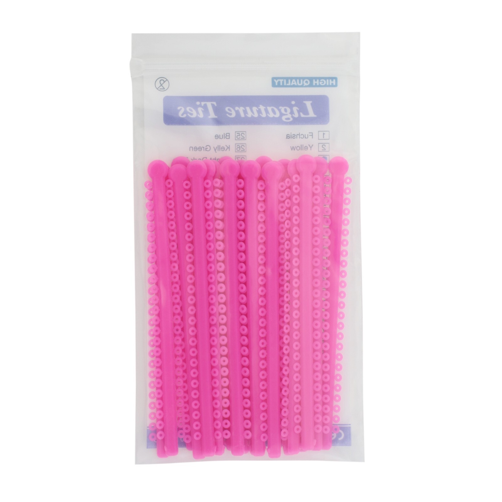 1000pcs Dental Ligature Ties Braces Rubber Bands Orthodontic Elastic 11 Colors
