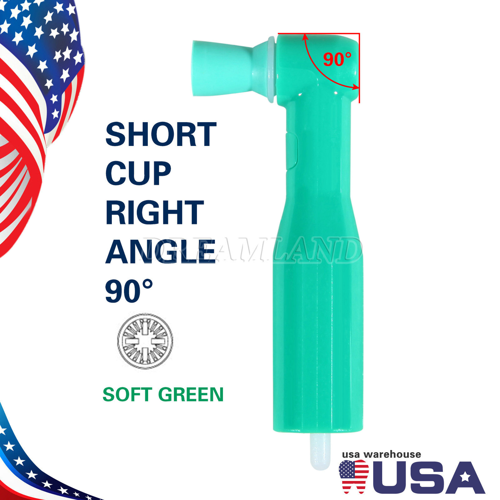 500 pcs Dental Disposable Prophy Angles Soft Top Quality Money back guarantee!