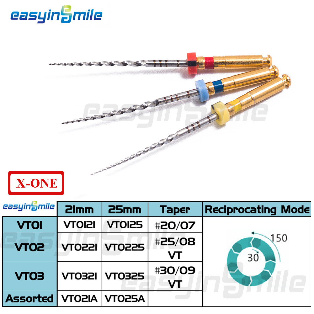 X-Pro Gold Taper Endo NITI Rotary File Endodontic Engine Files SX-F3 Easyinsmile