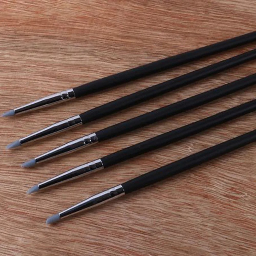 10kits Dental Composite Resin Veneer Cement Porcelain Brushes Silicone Brush Pen