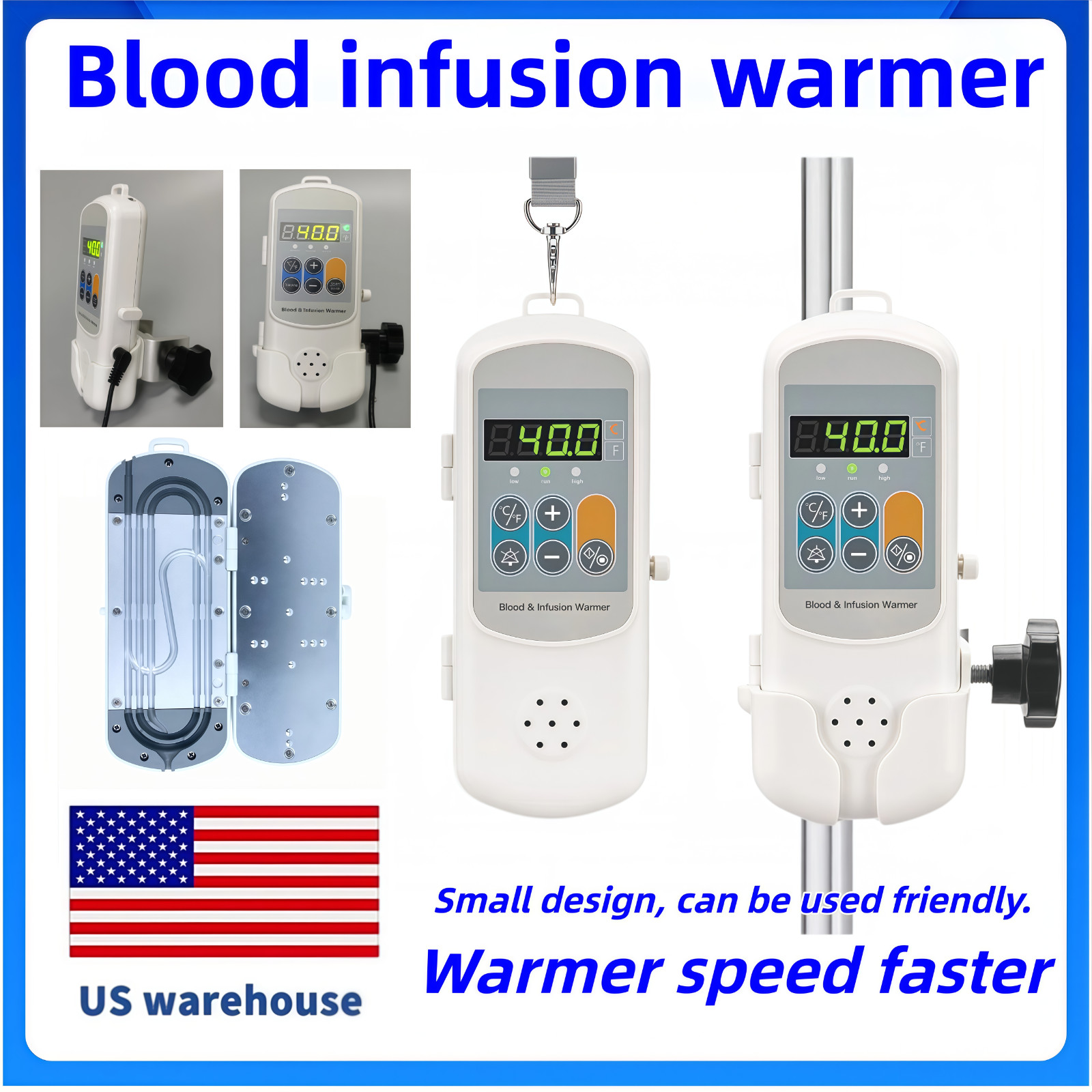 Transfusion Heater Thermostat Fluid Warming Blood infusion warmer