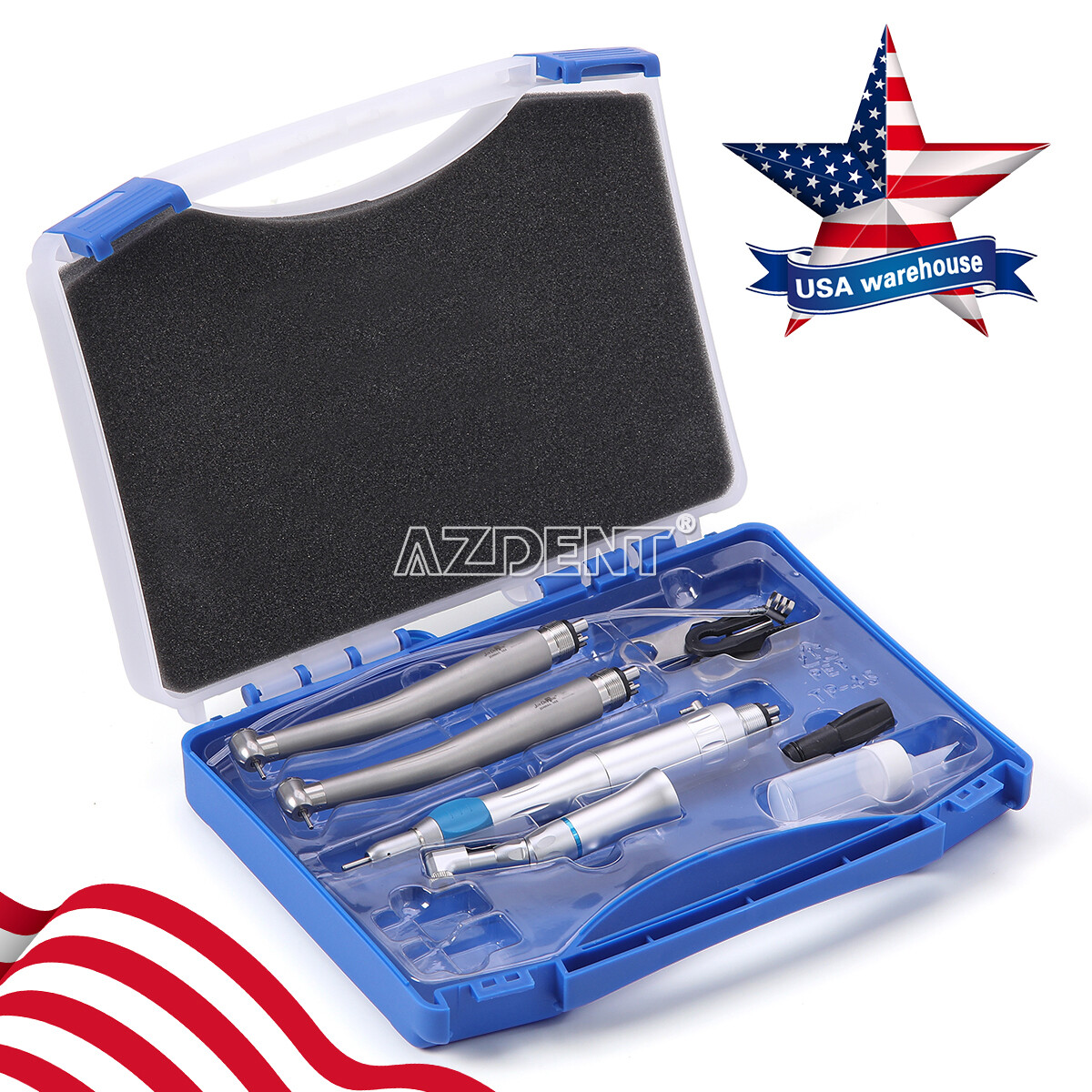 Portable Dental Turbine Unit Weak Suction/Dental High & Low Speed Handpiece 2/4H