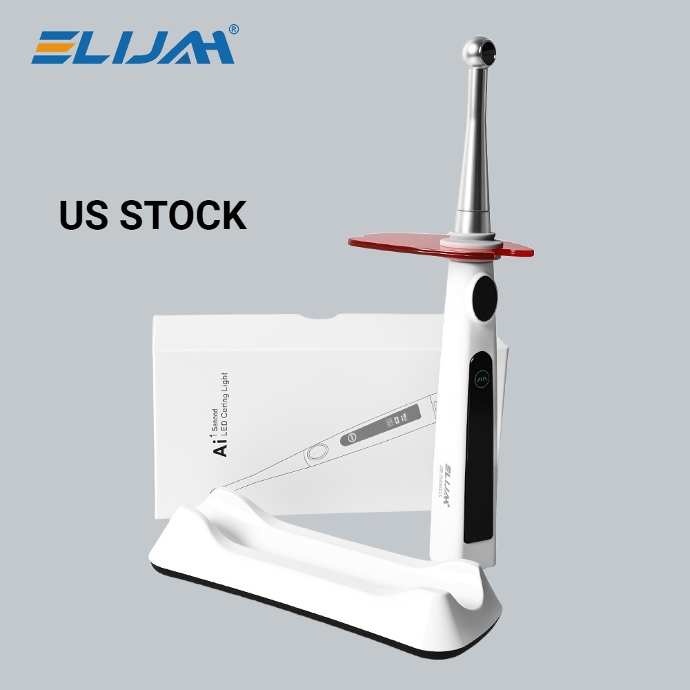 NEW Dental Cordless LED Light Cure Lamp Metal Head 1S LED Curing Light 4 Modes