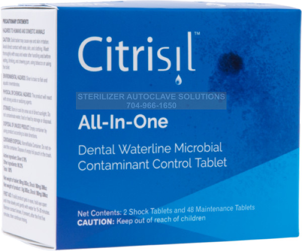 Citrisil (48) Blue Maint Tablets & (2) Shock Tablets for .70–1L Bottles C50-B