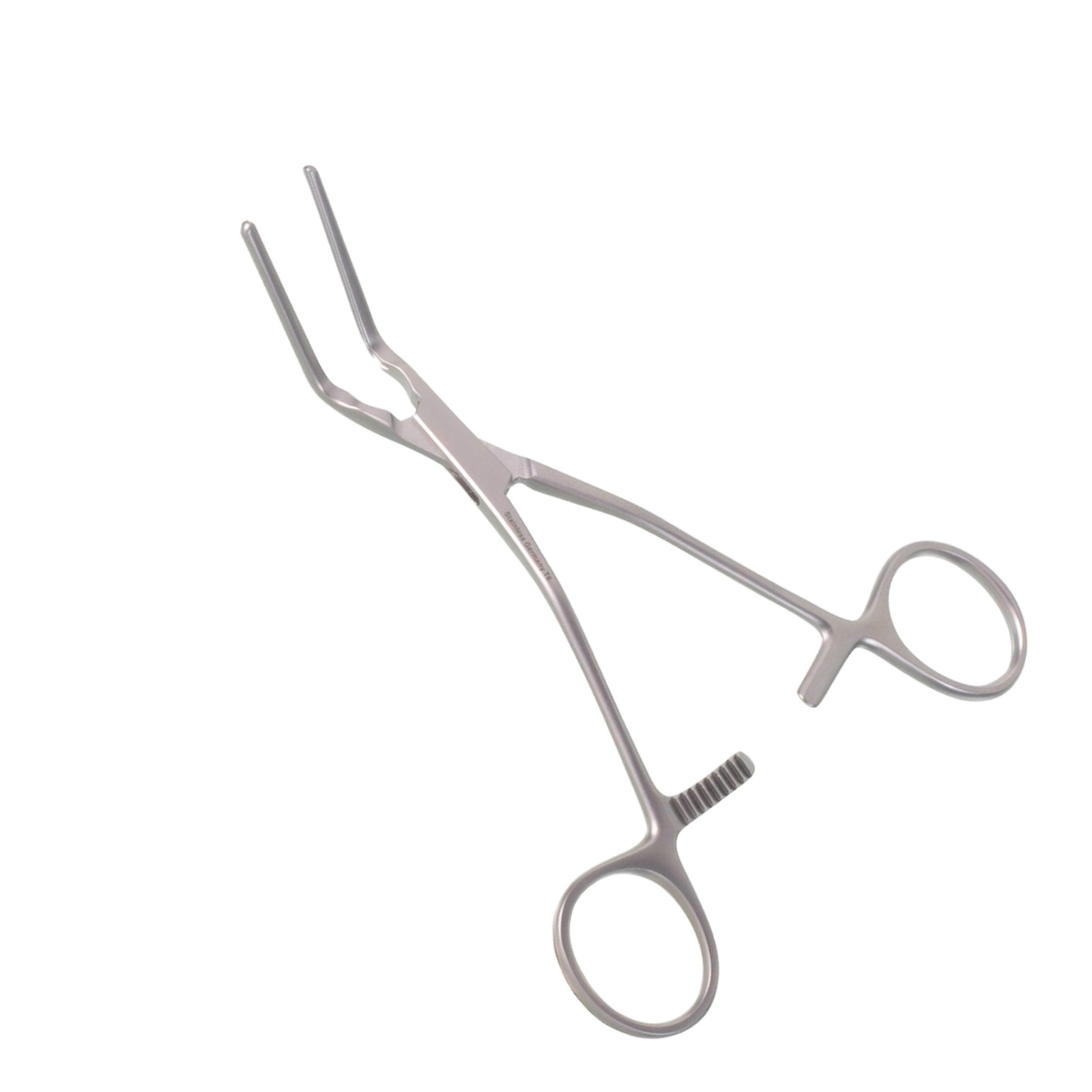 DeBakey Multi-Purpose Clamp, 6″, Ang 60 Deg, Atr. Jaws, Sz: Pediatric, Premium