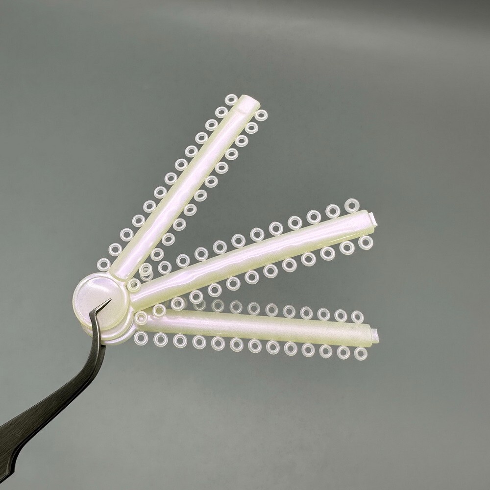 1040tie Dental Orthodontic Ligature Ties Braces Elastic Rubber Bands Mixed Color