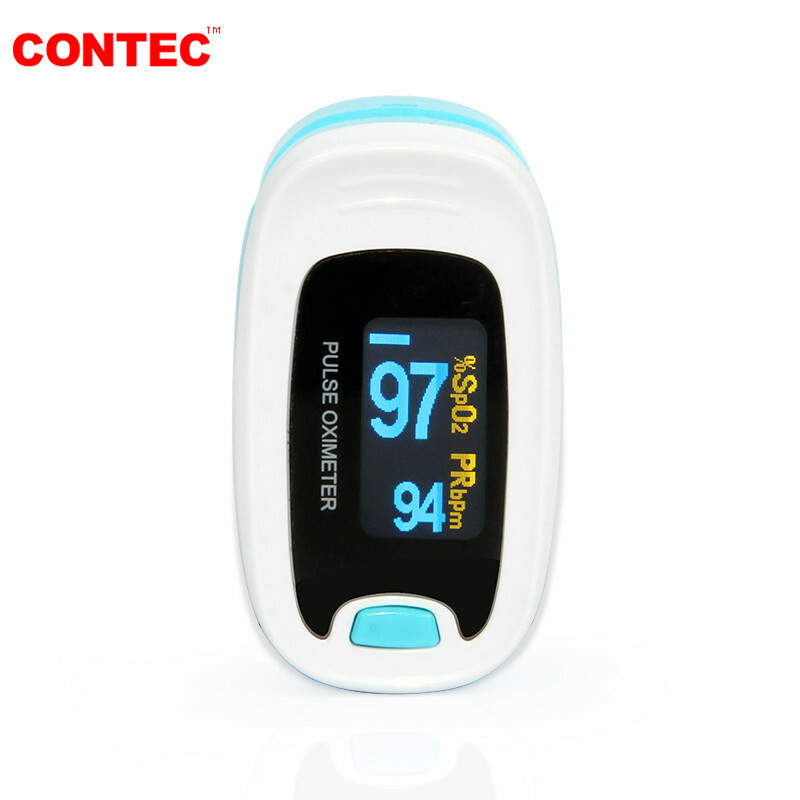 Contec Finger Pulse Oximeter SPO2 Meter Blood Oxygen PR O2 Patient Monitor FDA