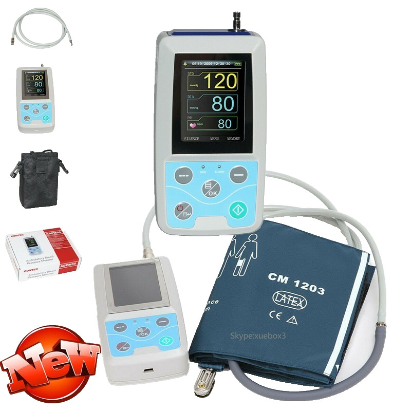 Ambulatory BP Monitor for 24hr Tracking -Clinical/Home Use – Includes Adult Cuff