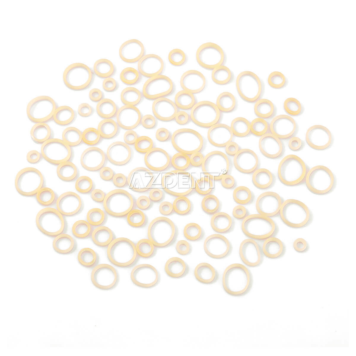 AZDENT Dental Ortho Elastics Latex Braces Orthodontic Rubber Bands 5000Pcs/box