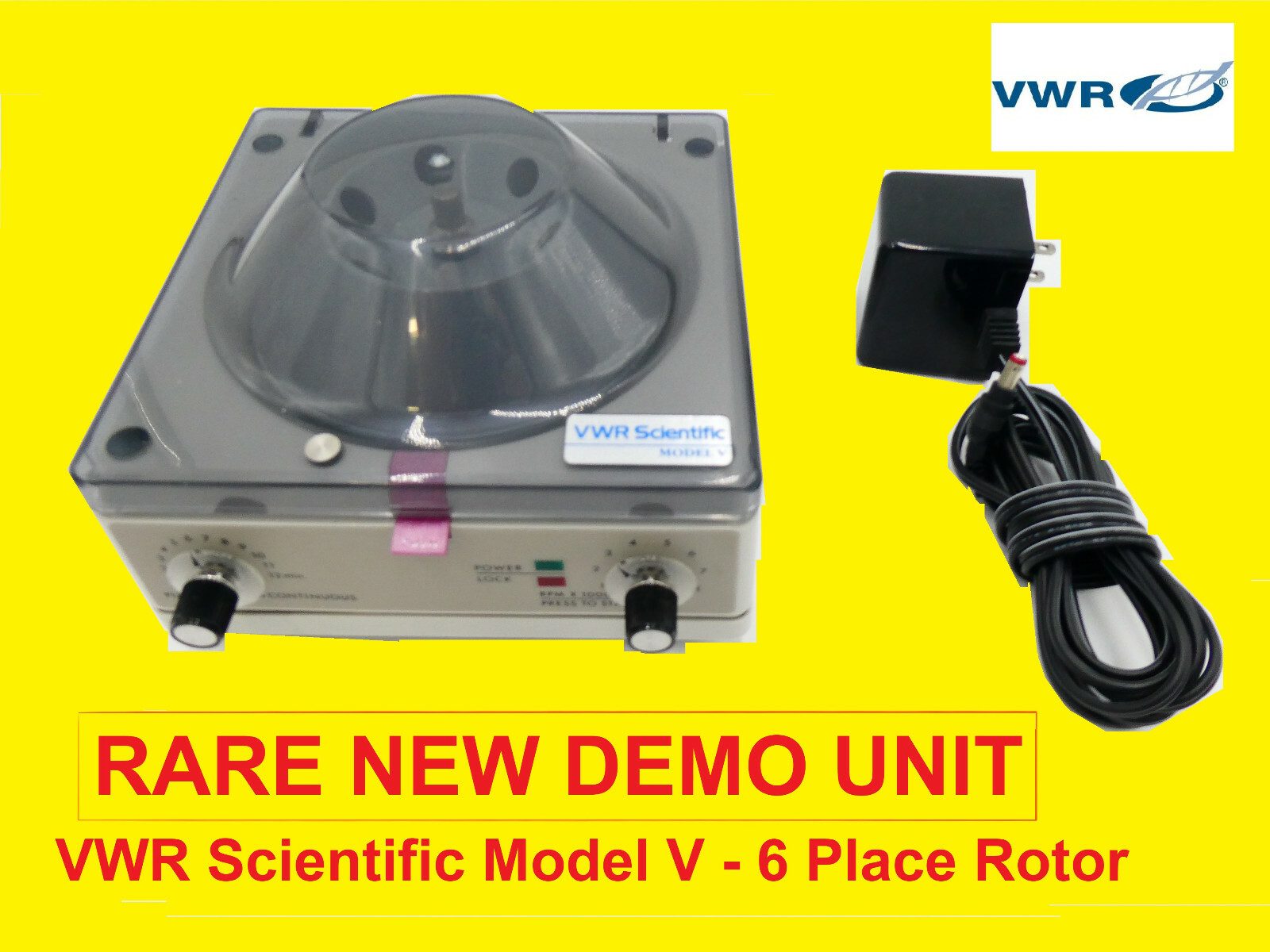 ? NEW DEMO! VWR Scientific Micro Centrifuge Model V 6 Place Rotor