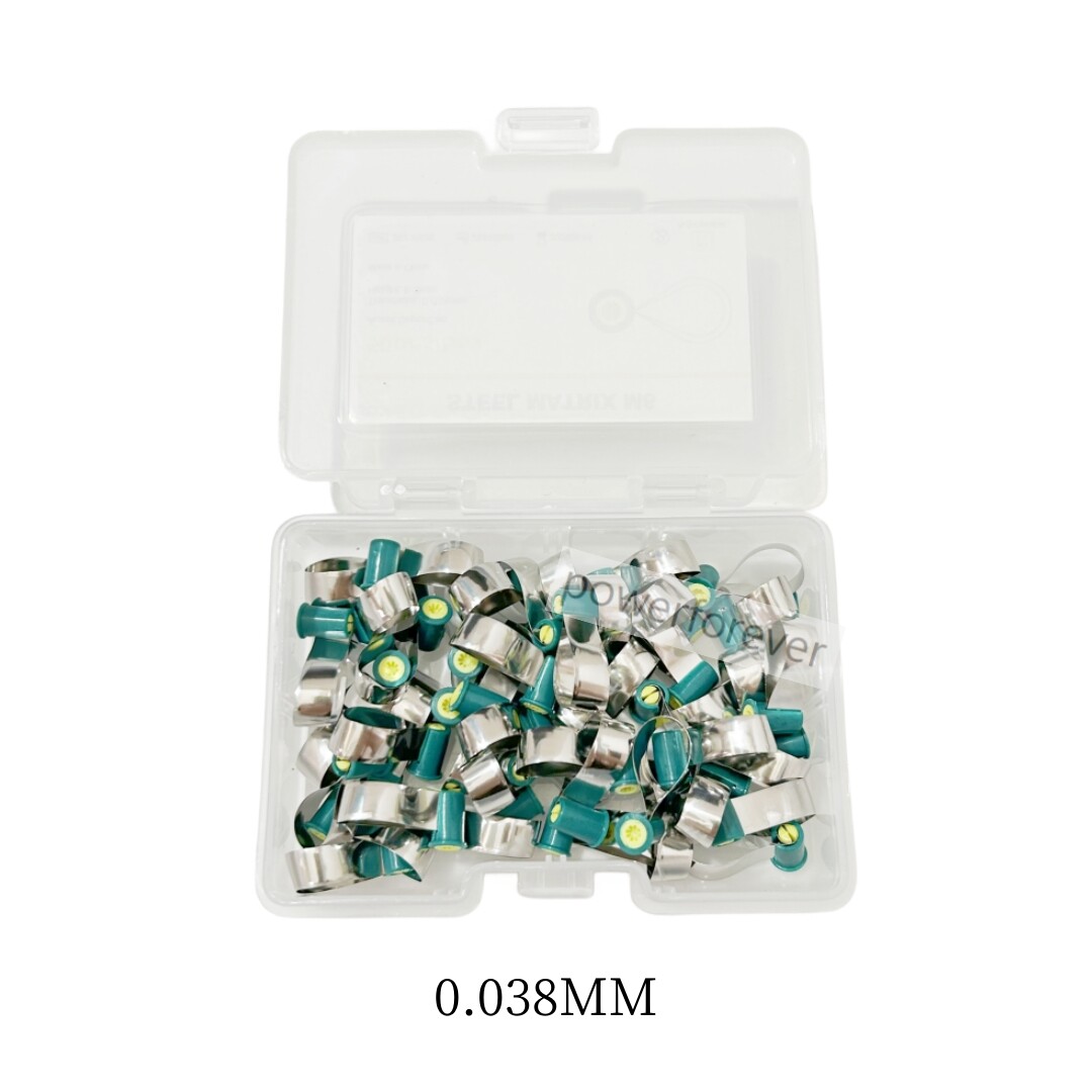 0.038 Dental Reel Type Matrix Bands Contoured Matrices Anatomically Shaped Soft