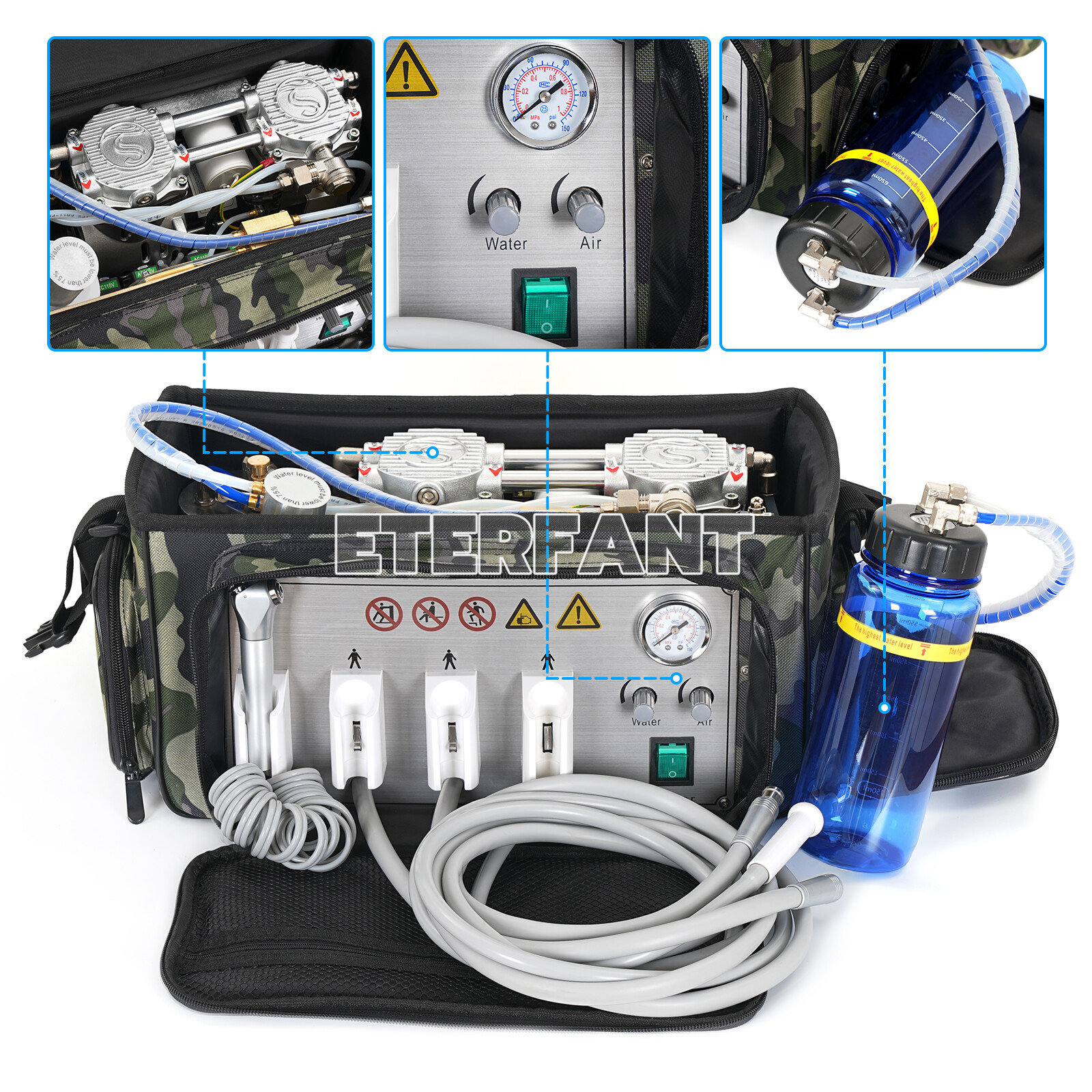 Dental Unit System GU-P209/Delivery Unit Air Compressor Suction System 4Hole