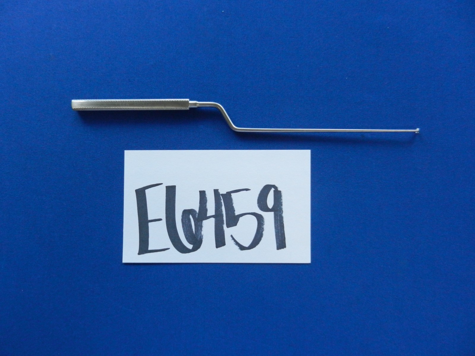 E6459 Codman 80-1346 Hardy Up Angled 3.0mm Bayonet Curette 24.1cm Long