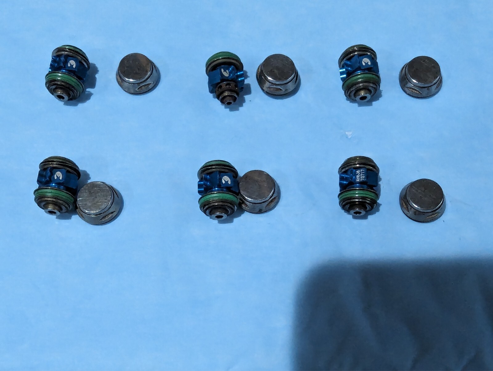 Non working for parts or repair Set of 6 Star 430 Lube free autochuck Turbines