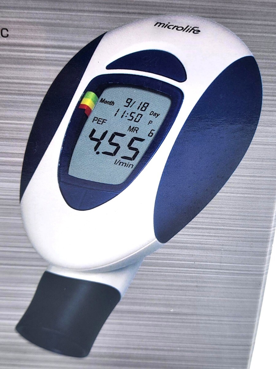 $65 Microlife PEF1 Digital Peak Flow & FEV1 Meter Monitor Asthma-COPD-PF100 NEW