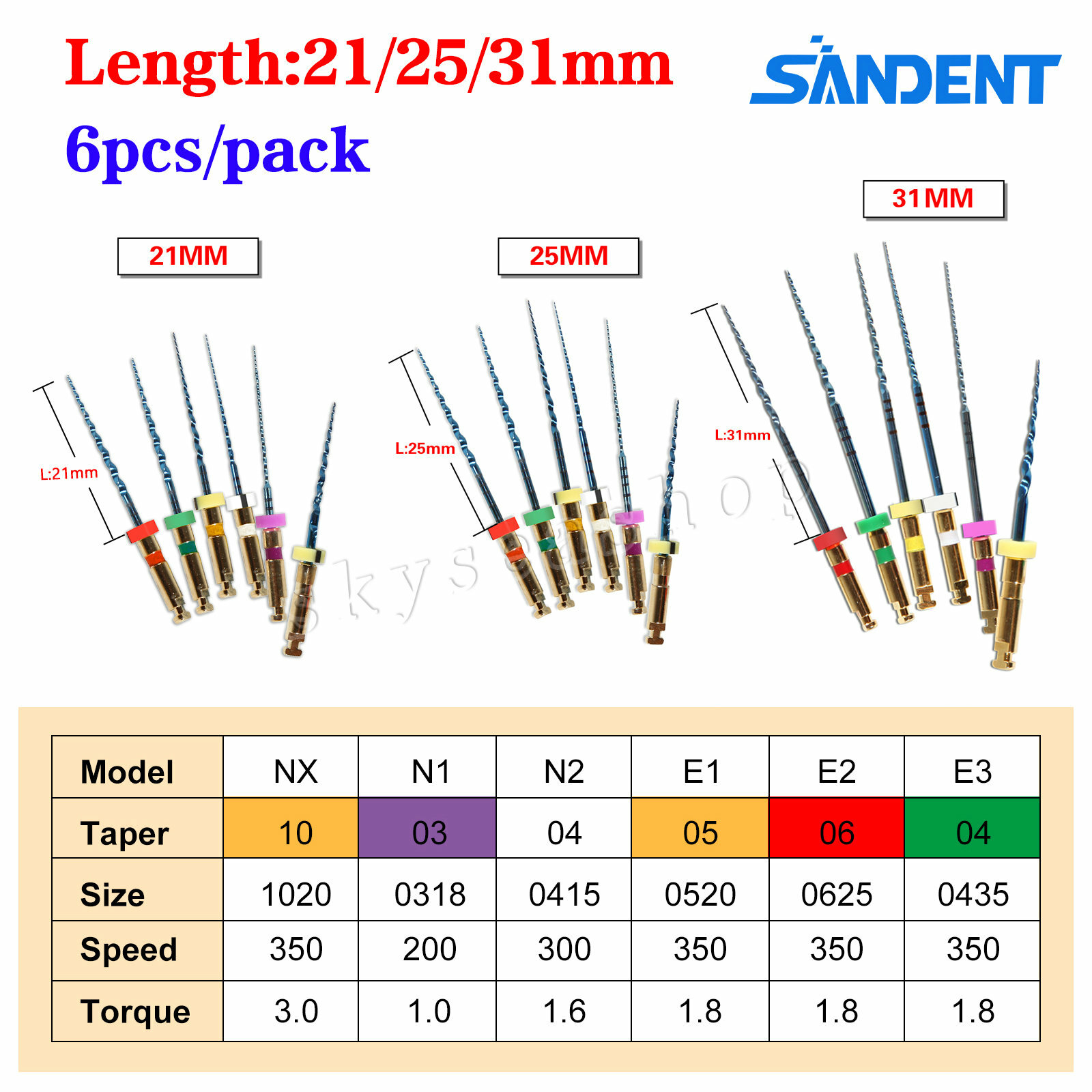 LED Dental Endo Motor 16:1 Contra Angle Root Canal Treatment Y-smart /NITI Files