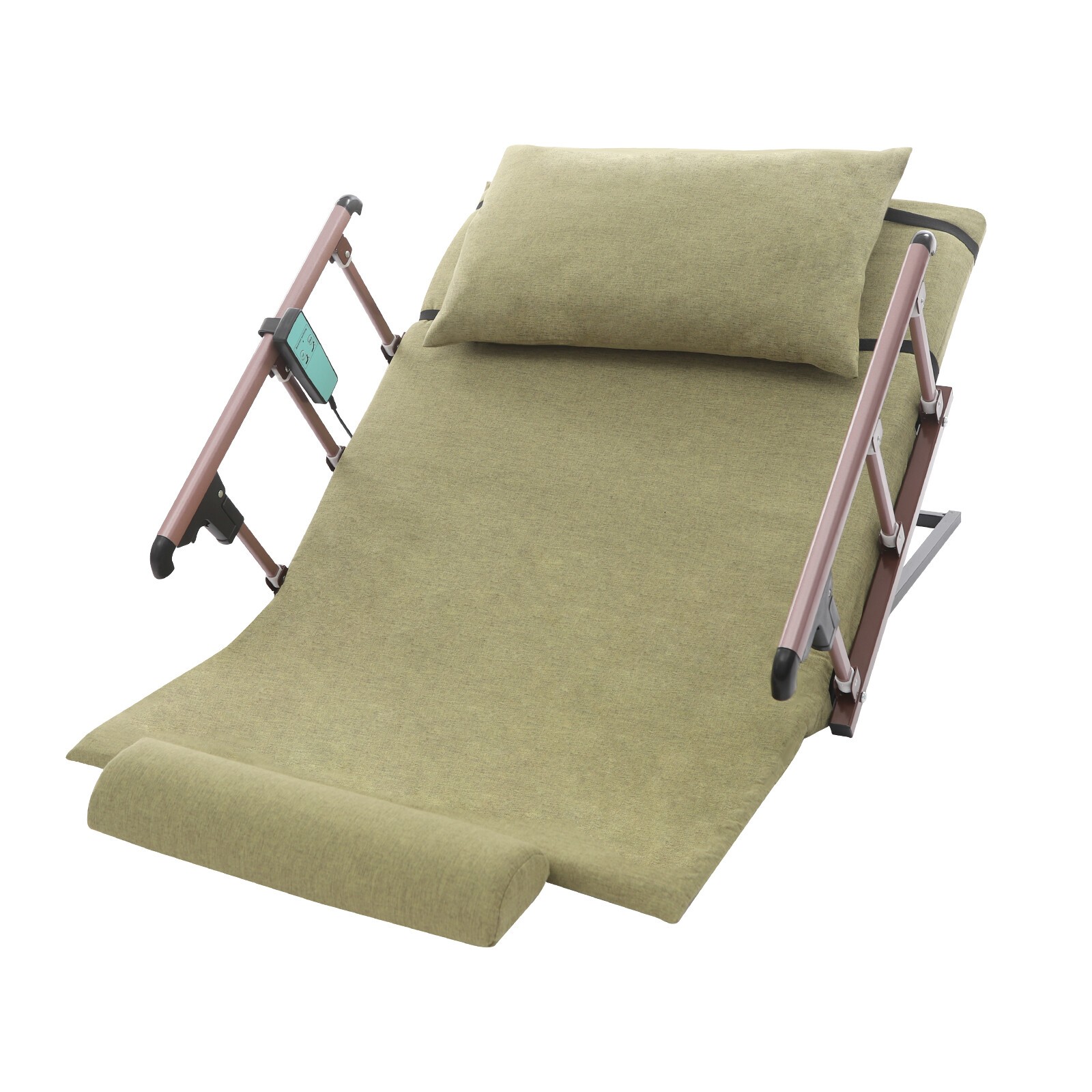 Electric Adjustable Bed Backrest 2°–80° Remote US Plug Green For Elderly