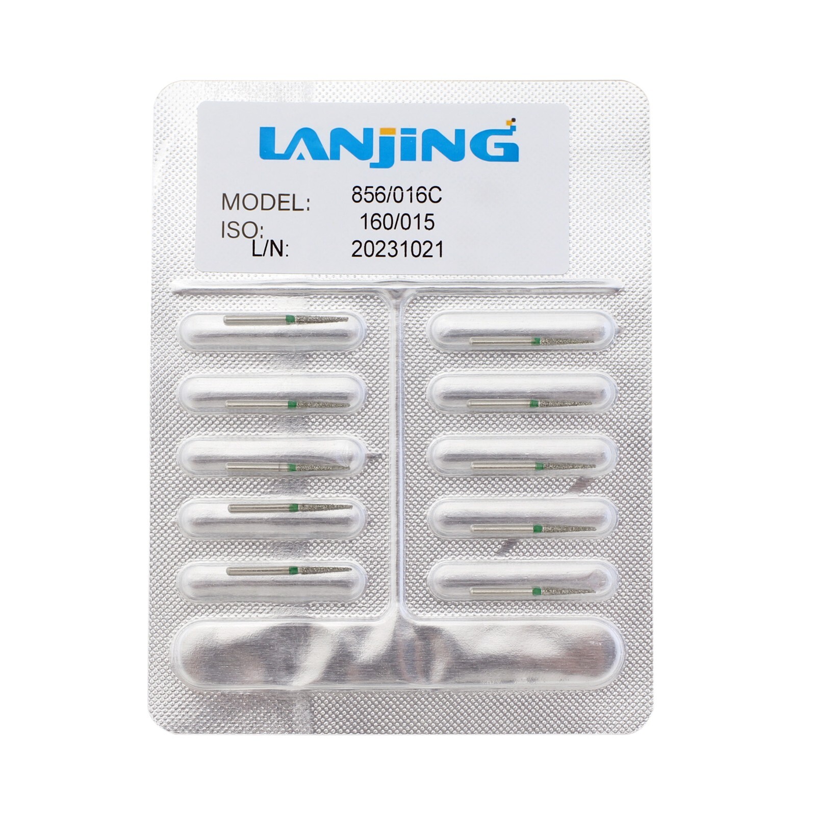 Dental Diamond Burs Football Round End Taper Coarse Fine FG High Speed 856 850