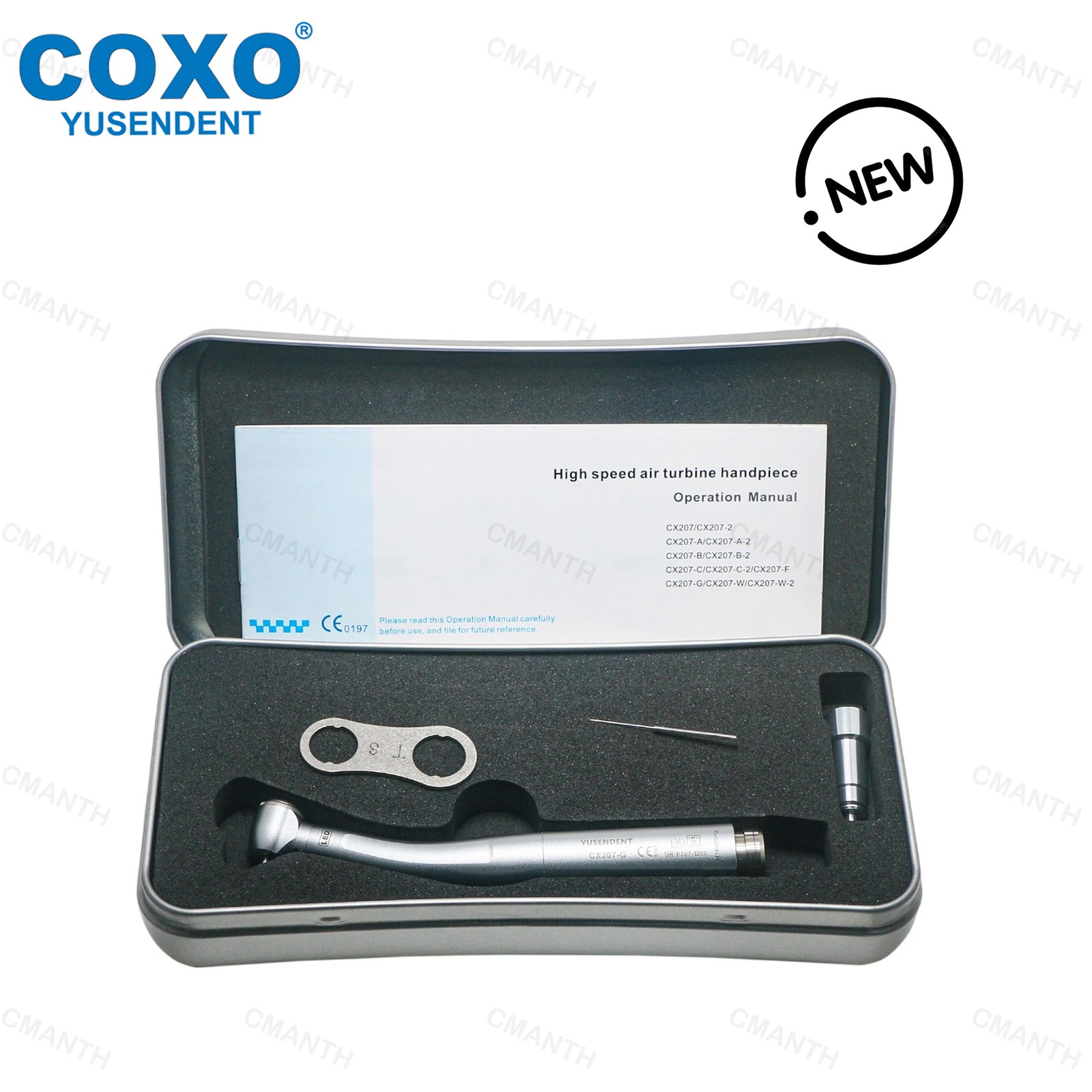 COXO Dental Handpiece Fiber Optic High Speed Standard/Torque Air Rotor Coupler