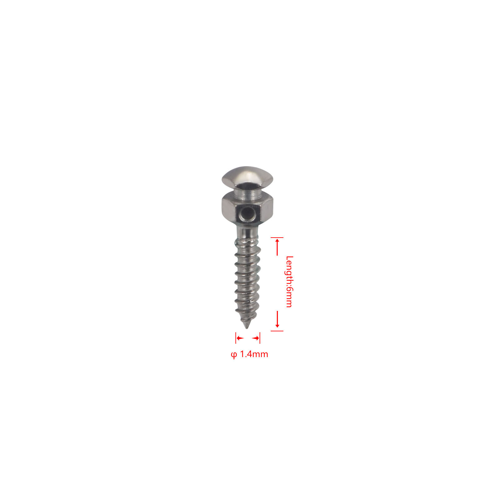 Dental Orthodontic Titanium Micro Implant Mini Screws Self-Drilling Screwdriver