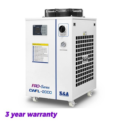 S&A CWFL-2000BN Industrial Water Chiller for 3000W Fiber Laser AC 1P 220V, 60Hz