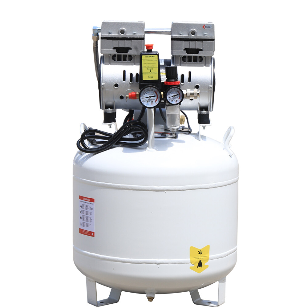 40L Dental Lab Air Compressor Medical Oilless Oil free Air Pump 115PSI