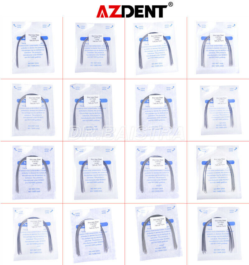 AZDENT Dental Orthodontic Arch Wire Heat Thermal Activated /Niti/Stainless Steel