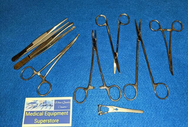 Set of Cardiovascular and Thoracic Surgical Instruments