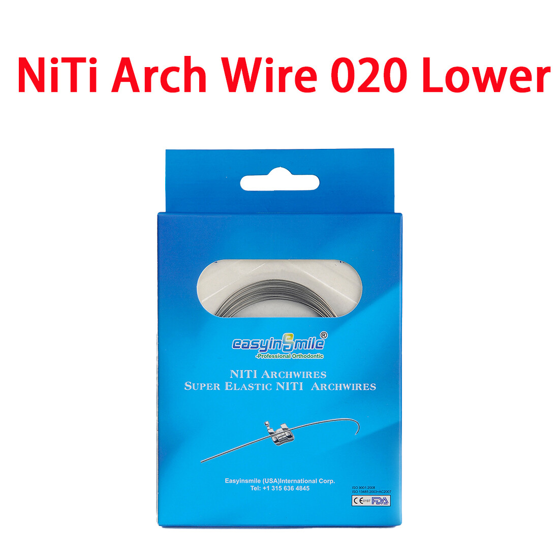 10Pack Dental Orthodonic Super Elastic Niti Round Arch Wire Natural Easyinsmile