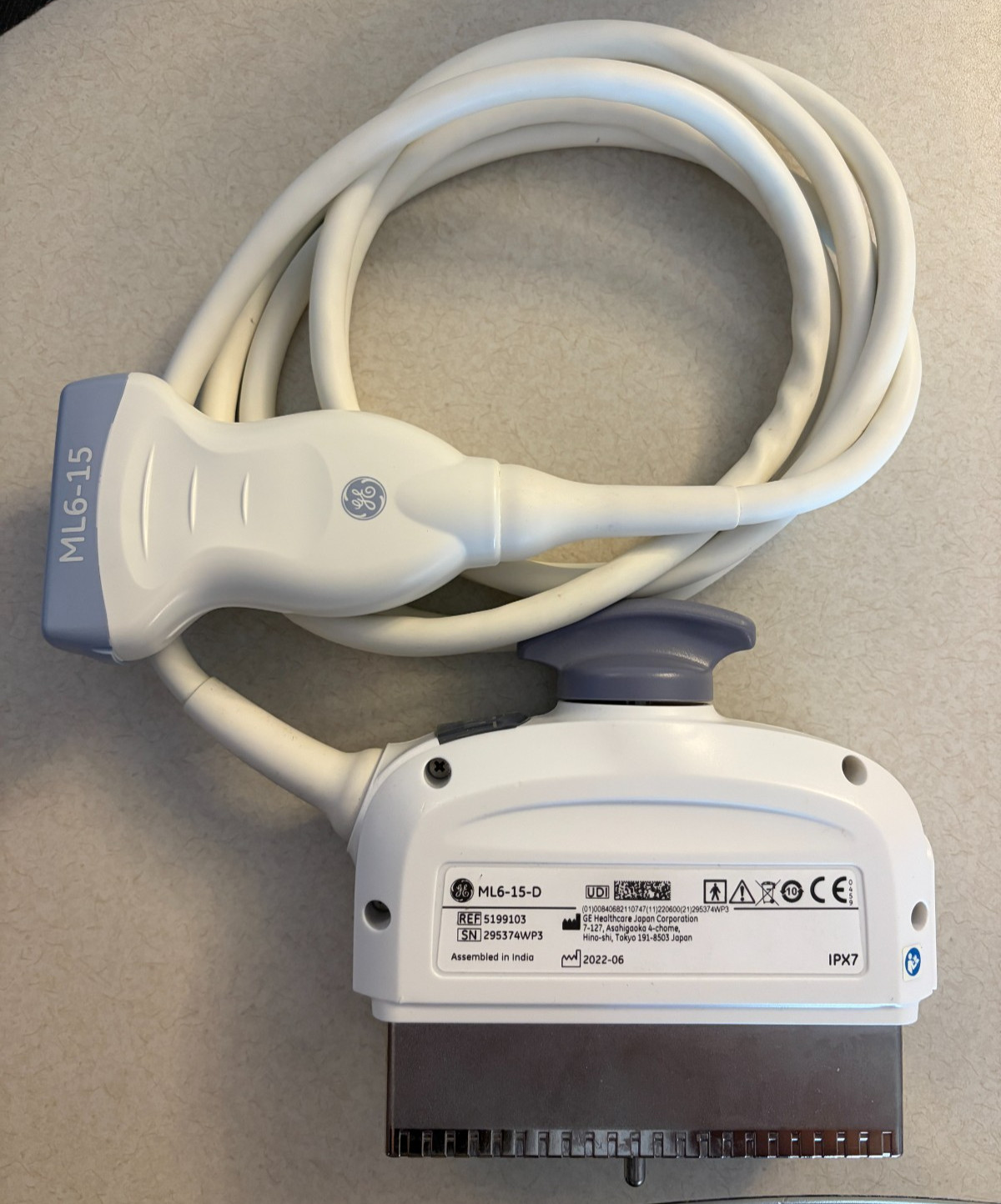 2022 GE ML6-15-D Linear Ultrasound Probe