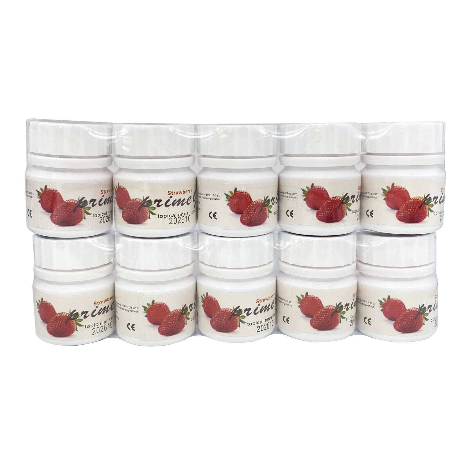 Dental Topical pain free Gel 20% Benzocaine 1oz Jar , Mint/Strawberry