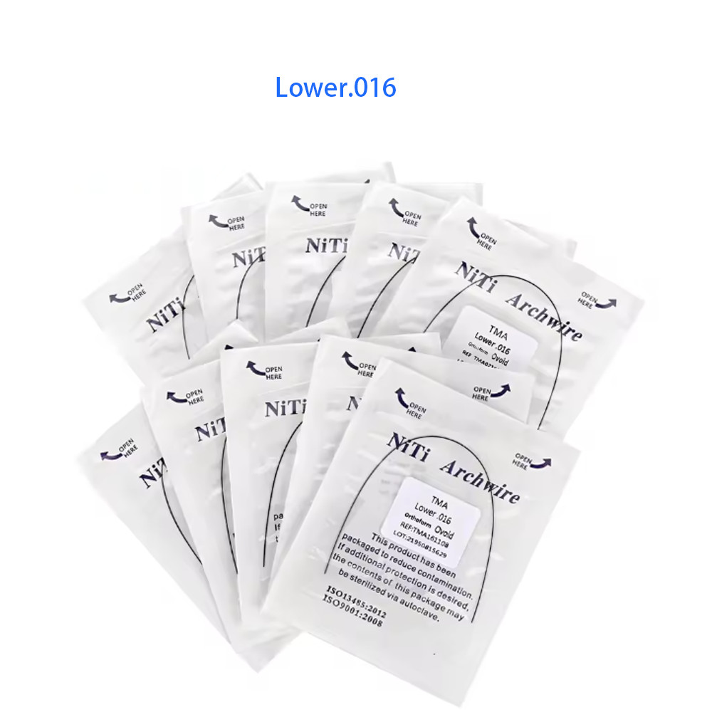 10pc Dental Orthodontic TMA Beta Ti-Mo Alloy Round Arch Wires Ovoid 1pc/pack