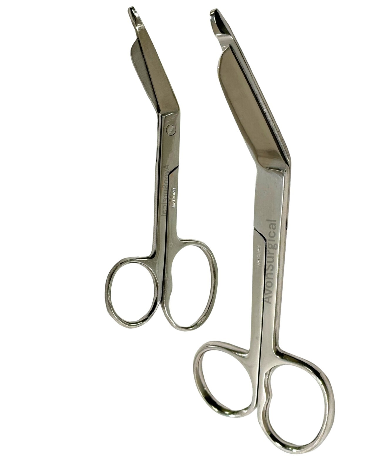 2 Pk – Lister Bandage Scissors 4.5″ + 5.5″ Bandage and Gauze Cutting Shears