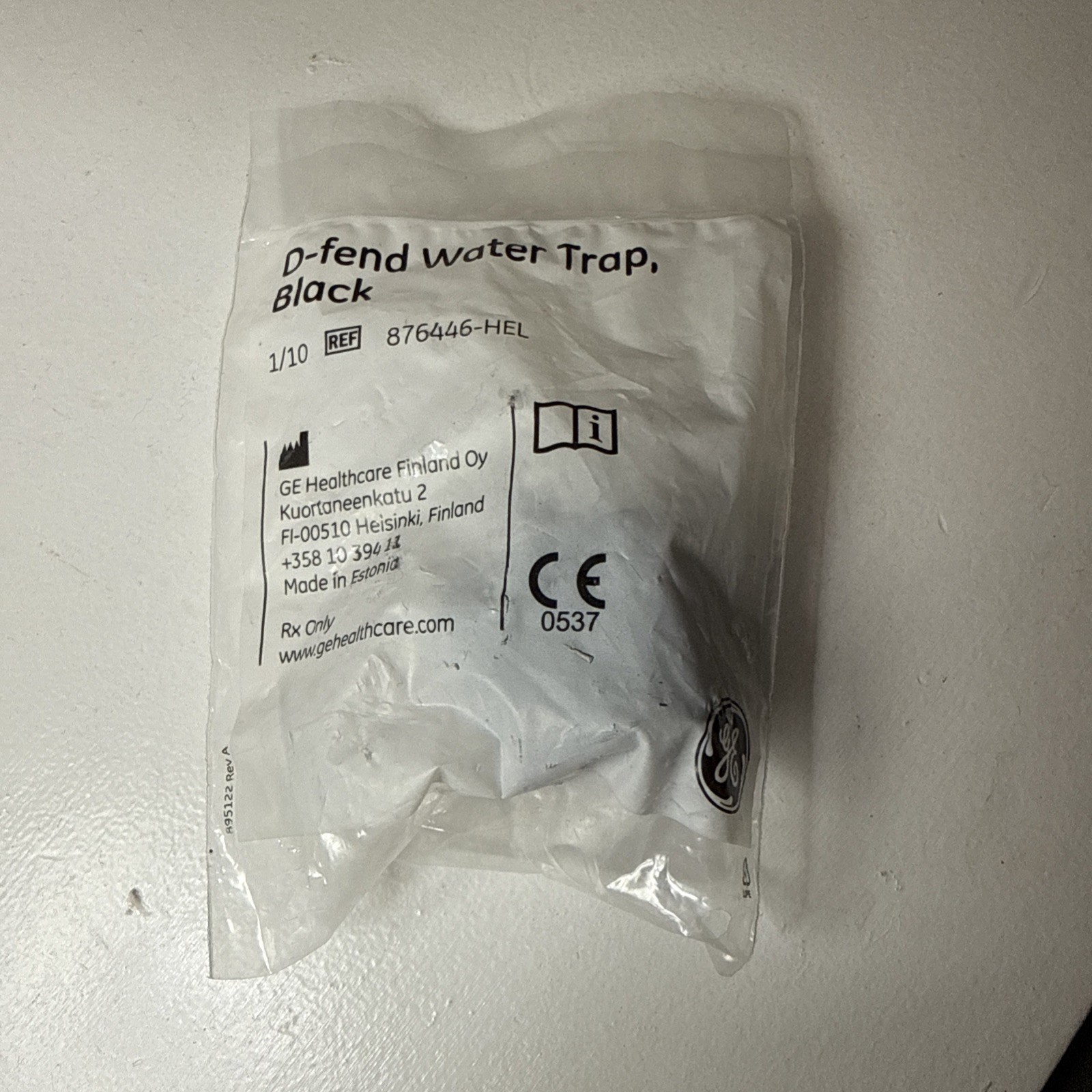 NEW GE D-Fend Water Trap Black REF 876446-HEL DEFEND DFEND General Electric NIB