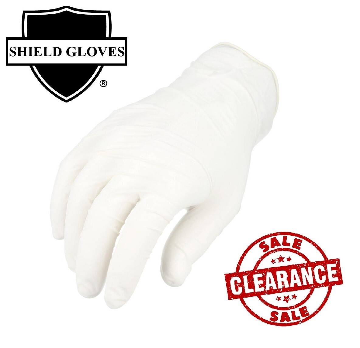 1000 Pcs Powder Free Latex Disposable Exam Gloves X-Large 4.5 Mil Natural Rubber