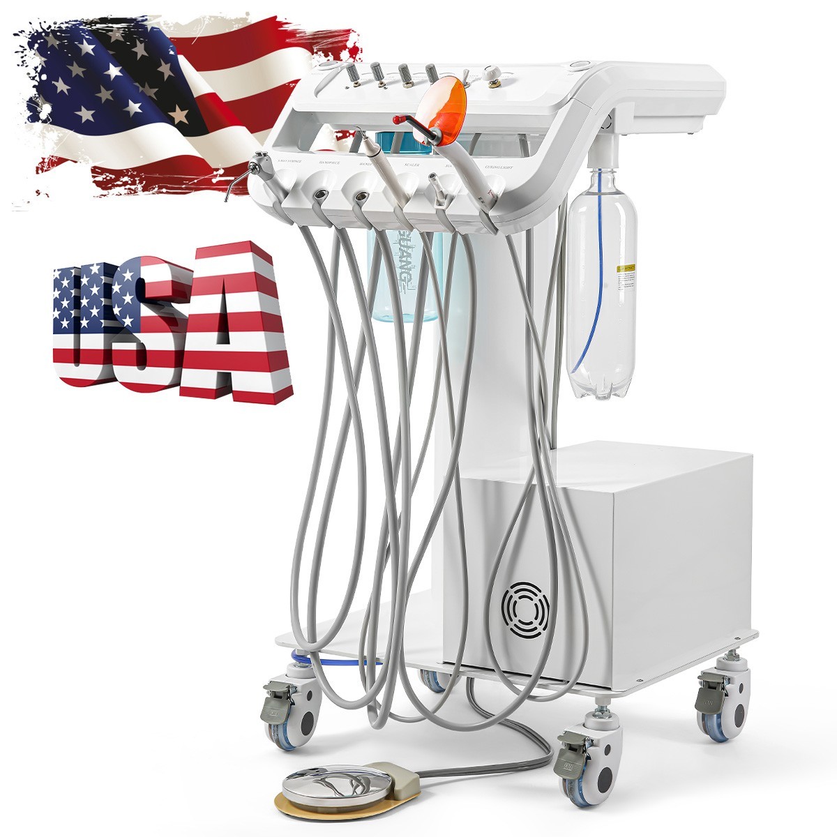 Dental Unit Chair Computer Controlled /Suction System Vacuum /Cart Delivery Unit