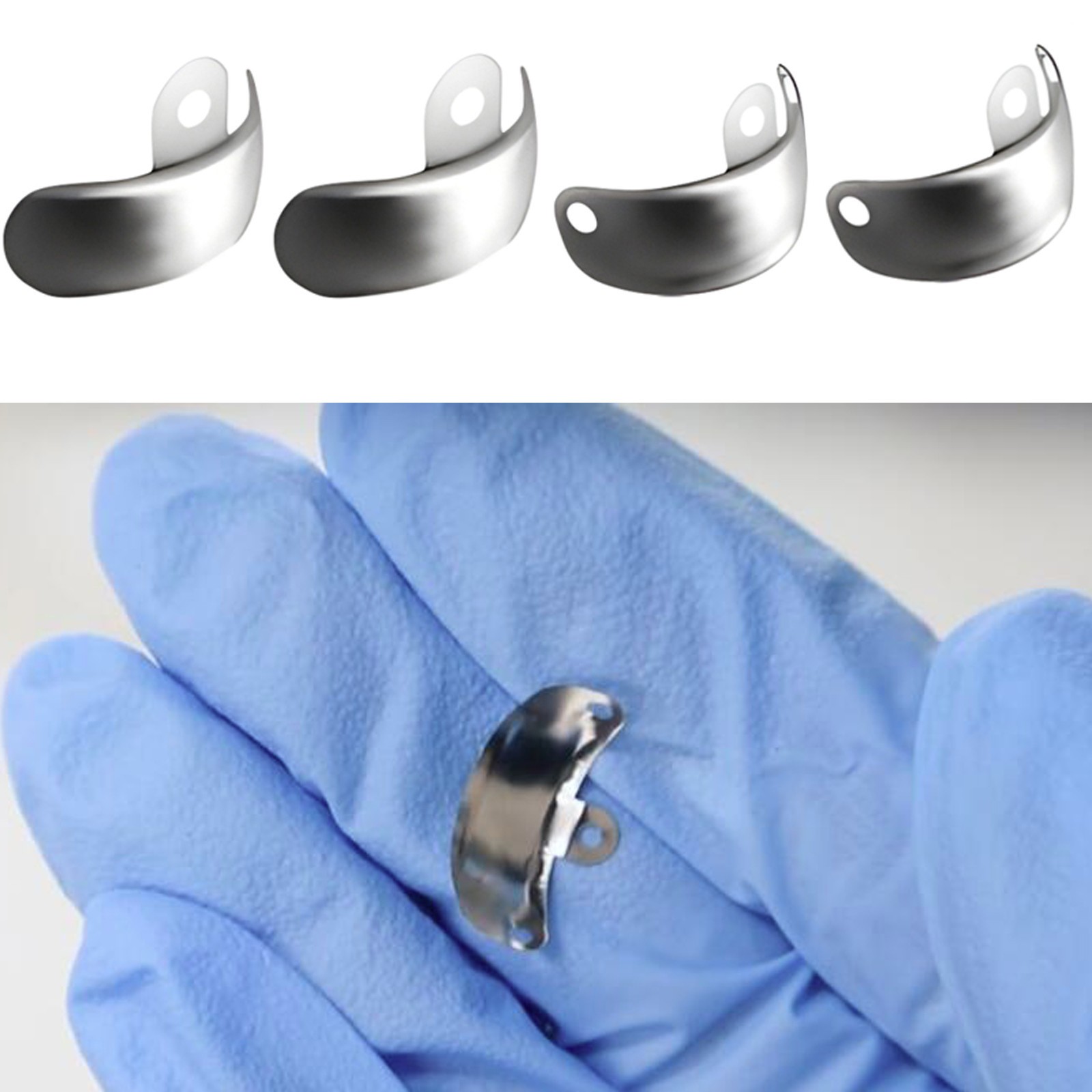 Dental Sectional Matrix Bands M4 1.0 4.5mm Premolar Metal Matrices Garrison V3