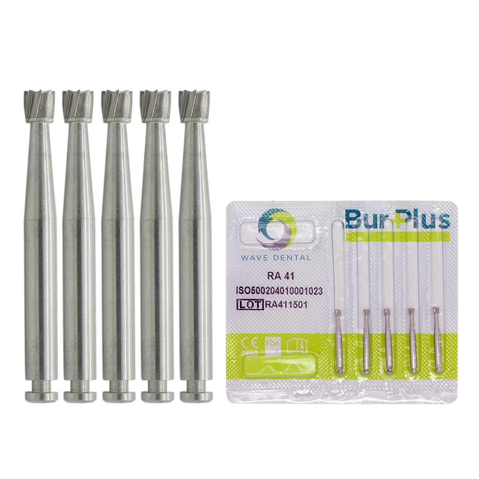 Wave Dental Latch Carbide Bur RA41 Inverted Cone for Low Speed Contra Angle