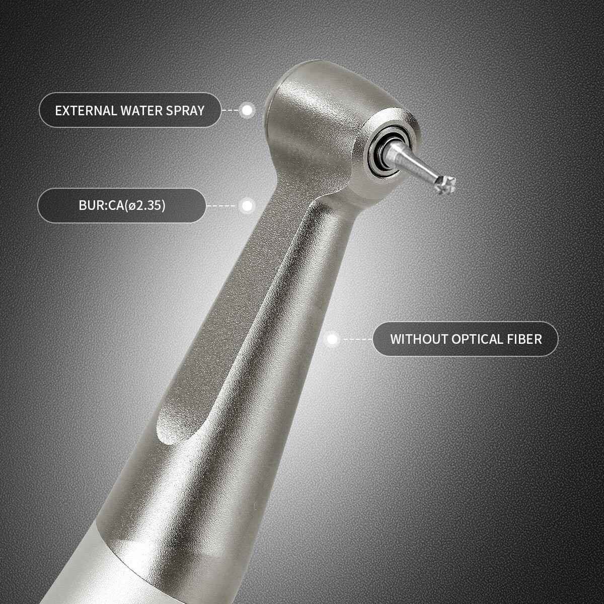 Dental Slow Low Speed Handpiece Contra Angle Straight Air Motor 2/4Holes E-type