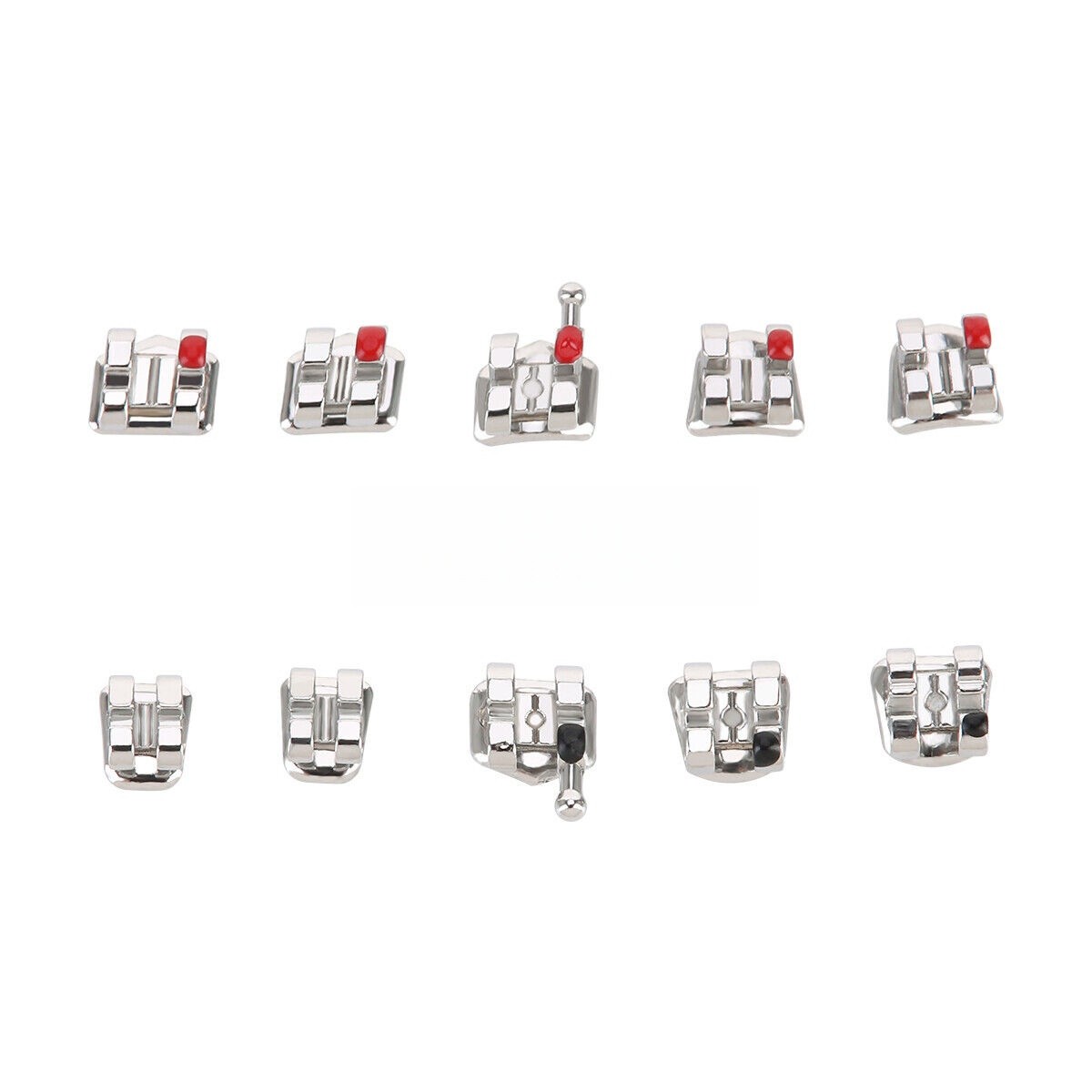 Dental Orthodontic Brackets Brace Mini Standard Roth MBT Edgewise .022/.018 Hook